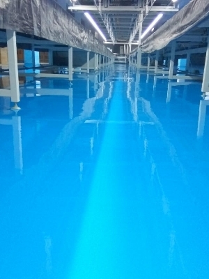 Epoxy Flooring Coating Services - Blue, Commercial and Industrial Applications | Easy to Apply, Versatile Epoxy Solution