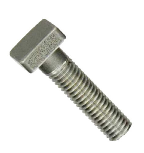 Polished Finish Rust Resistant Steel Square Head Bolts For Industrial Capacity: 500 - 1000 Ton/Day