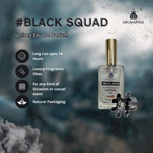 Unisex Black Squad Eau de Parfum 60 ml Pack