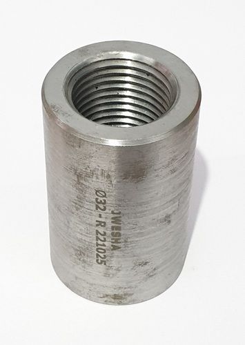 Cylindrical Round Metal Rebar Coupler