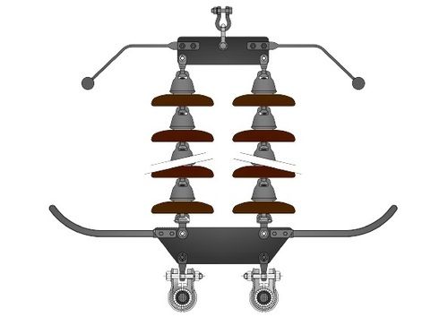 Double I Suspension Fittings For Twin Conductor Application: Commercial