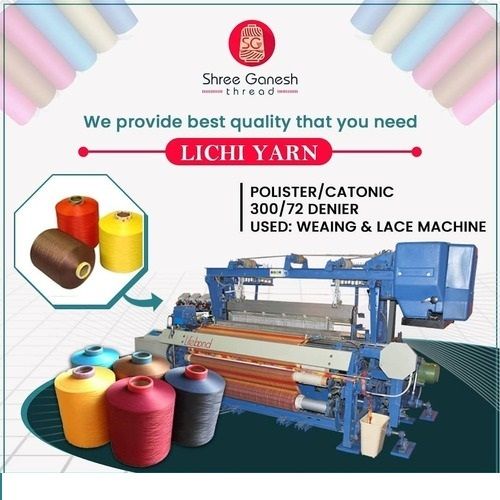 Washable Polyester Thread For Weaving And Lace Machine