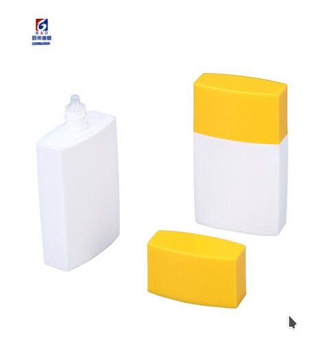 40ml And 60ml White Sunscreen Cosmetic Bottle