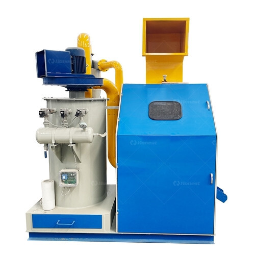 Cable Recycling Machine - Copper Wire Processing 0.2-20mm Diameter | Automatic Computerized PLC Control Compact Design Blue Color