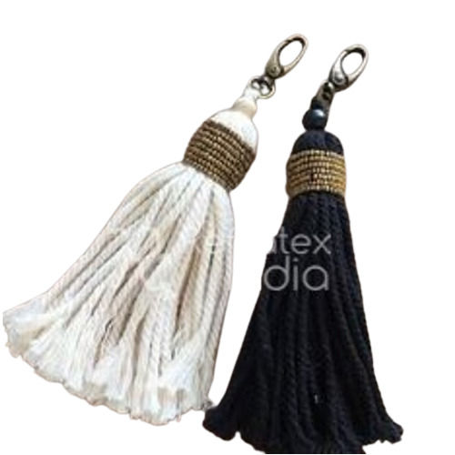 10 cm Long KT598 Key Ring Cotton Tassel For Dog Hook Decoration