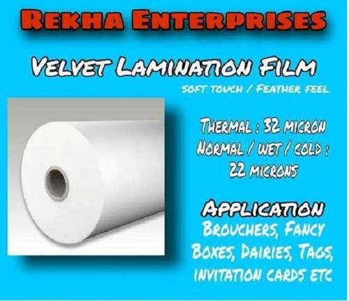 32 microns Thermal Velvet Lamination Film