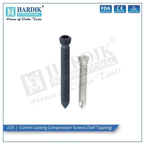 Orthopaedic Locking Head Bone Screws Self Tapping 5.0 MM