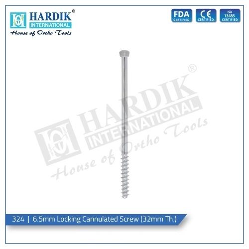 6.5mm Locking Cannulated Cancellous Screw 32mm Thread