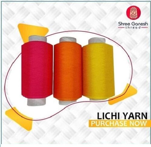 Bright Twisted Dyed Polyeste Lichi Yarn Packaging: Cartoon Box