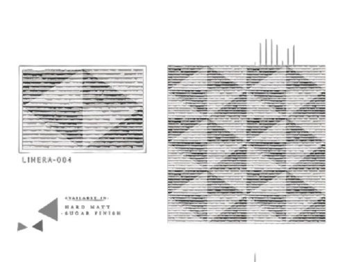 High Depth Hard Matt Elevation Tiles LINERA 004