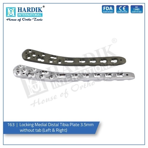 Distal Medial Tibia Locking Plate, Size: 4.5mm /3.5mm