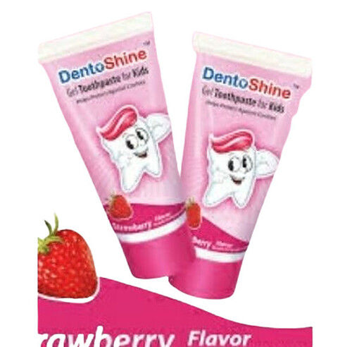 Strawberry Non Flouride Kids Gel Toothpaste