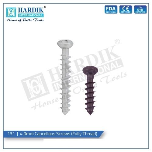 4.0mm Fully Thread Cancellous Screw