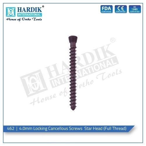 4.0mm Locking Cancellous Screws Star Head Full Thread