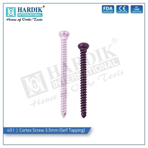 Cortex Bone Screws 3.5mm Self Tapping