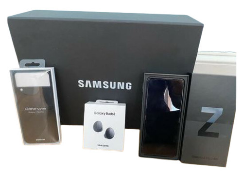 New Samsung Galaxy Z Flip 3 5G SM-F711U1 128GB Factory Unlocked Mobile Phone
