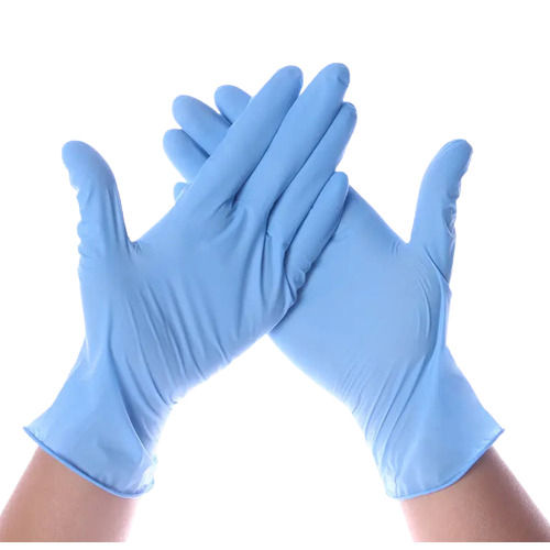 Disposable Powder Free Arctic Blue Nitrile Gloves