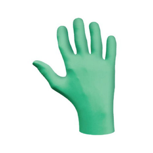 Natural Green Lightly Powdered Latex Examination Gloves