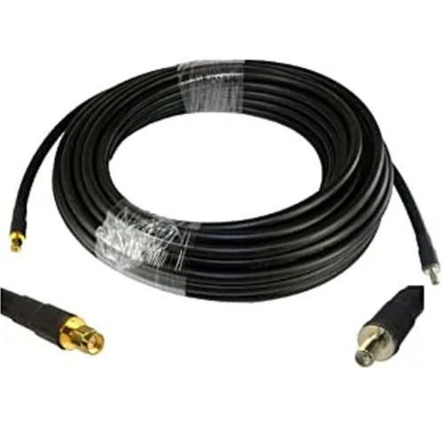 N Male To N Female Cable - Jacket Color: Black