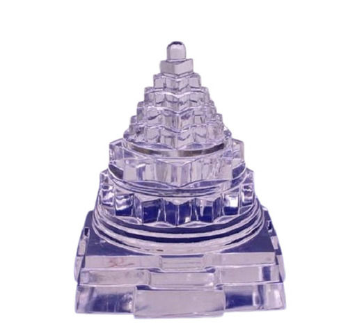 Lightweight Hinduism Religious Sphatik Sri Yantras Crystal For Temple And Home