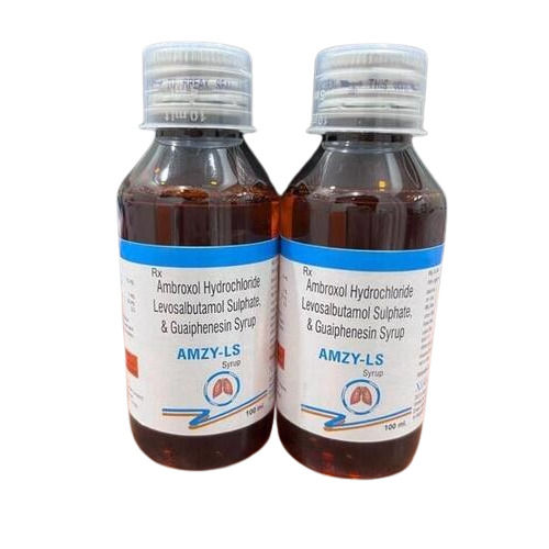 Ambroxol Hydrochloride Levosalbutamol Sulphate & Guaiphenesin Syrup 100 Ml