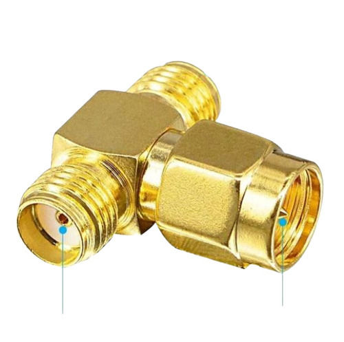 SMA Male To Dual SMA Female RF Coaxial Connector