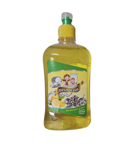 Yellow Dish Wash Liquid For Cleaning Utensil