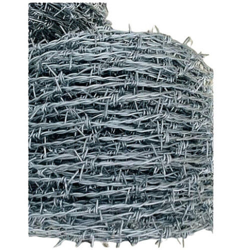 Industrial Galvanized Barbed Wire Application: Commercial Site