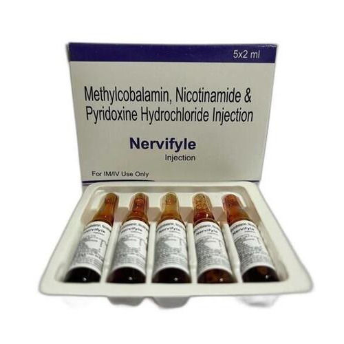 Nervifyle Methylcobalamin Nicotinamide And Pyridoxine Hydrochloride Injection Dosage Form: Liquid