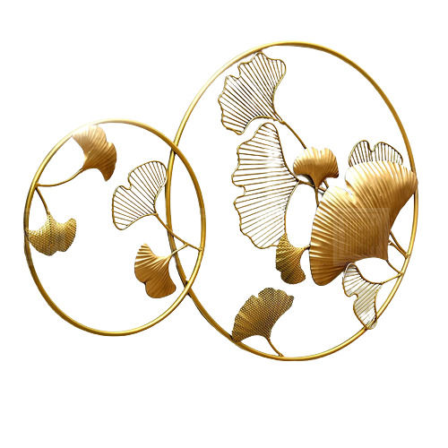 Gold Zincopp Handmade Golden Decorative Metal Wall Art