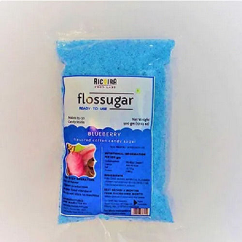 Ricoira Flossugar Blueberry Cotton Candy Sugar