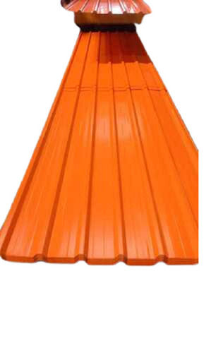 Water And Weather Resistant Colour Coated Corrugated Roofing Sheets For Industrial