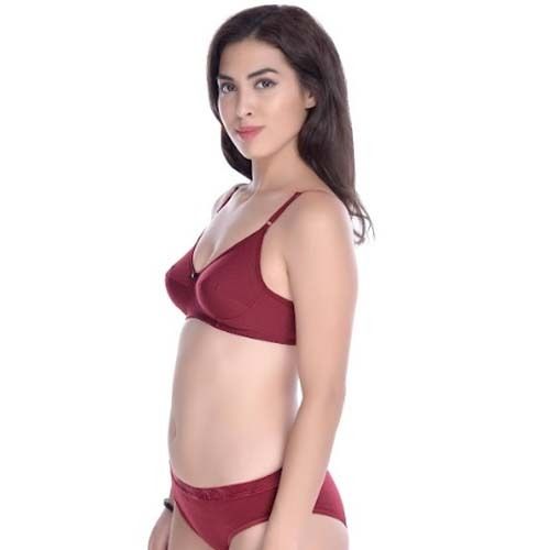 Women''s Padded Wirefree Push Up T-Shirt Bra & Hipster Panty Lingerie Set  at Rs 195/set, Lingerie Dress in Noida