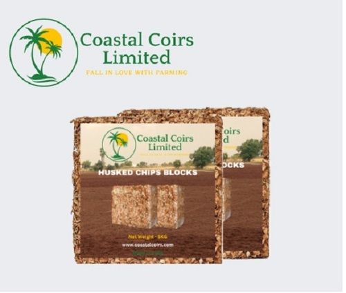 100% Coco Husk Chips Coir Blocks