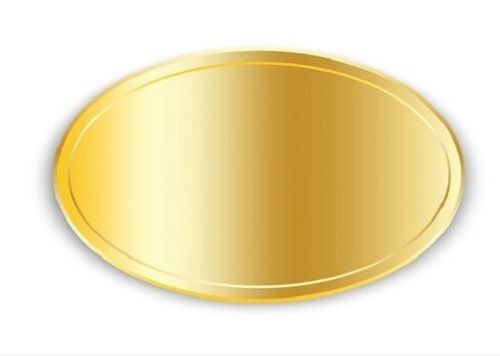 Premium Quality Oval Shape Name Plate
