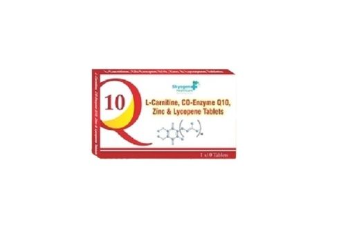 Health Supplement L carnitine Coenzyme Q10 Lycopene Zinc Tablets