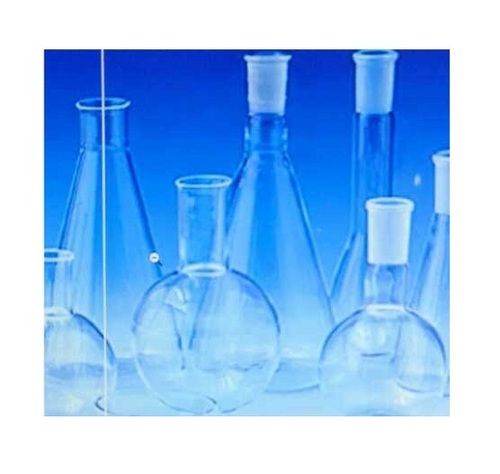 Lightweight Scratch Resistant Glossy Surface Plain Transparent Laboratory Glassware