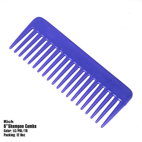 Blue Color Plastic Hair Comb