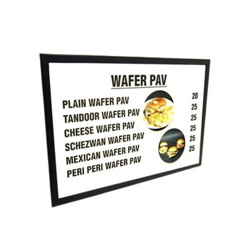 Menu Display Led Board Body Material: Aluminium