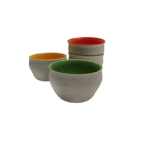 White Plain Modern Ceramic Serving Bowl Set