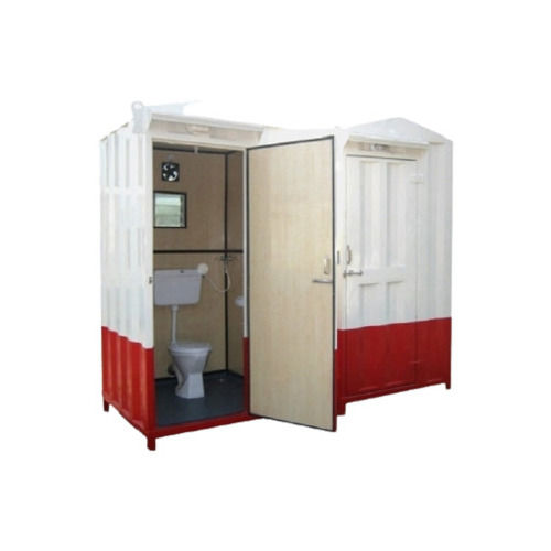 Waterproof Weather Resistant Rectangular Portable Toilet Cabin