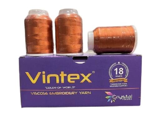 1200 Meter Brown Viscose Embroidery Thread