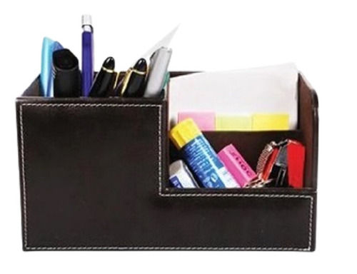 Brown Ds-329 Medium Leatherite Pen Stand Corporate Gifts at Best Price ...