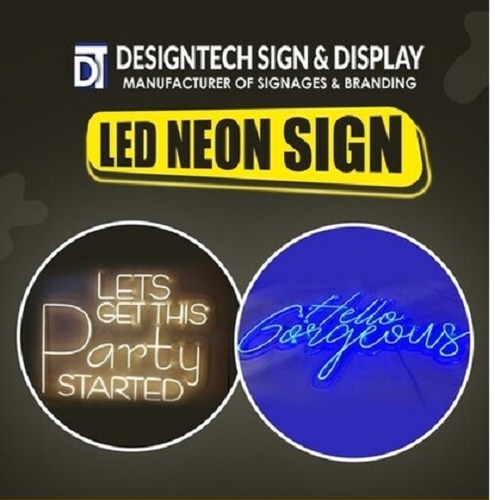 Multiple Indoor Led Neon Light Sign Board 
