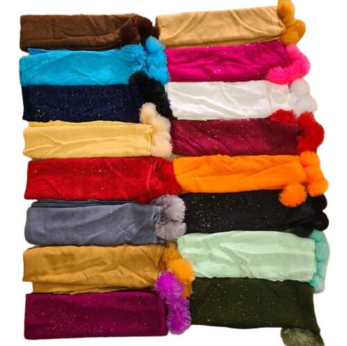 Available In Many Different Colors Lightweight Rectangular Skin-Friendly Plain Rayon Fashion Stole For Ladies