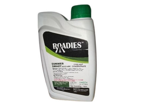 Roadies Radiator Coolant - Green Liquid, Engine Cooling Use in Plastic Bottle