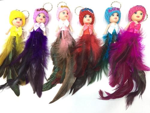 Various Fancy Colourful Doll Keychains