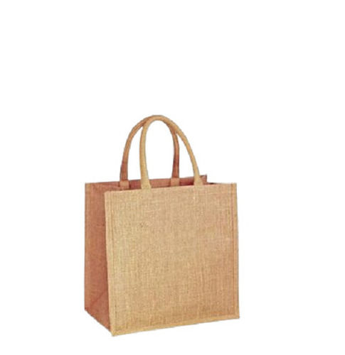 Easy To Carry Lightweight Plain Jute Shopping Carry Bags With Rope Handle