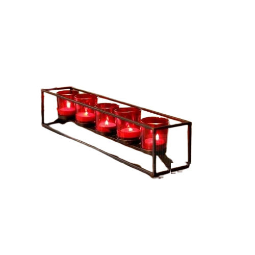 Coated Iron Tea Light Holder