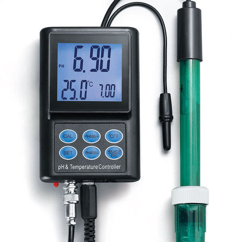 PH-025A Digital pH and Temperature Monitor with Backlit Display